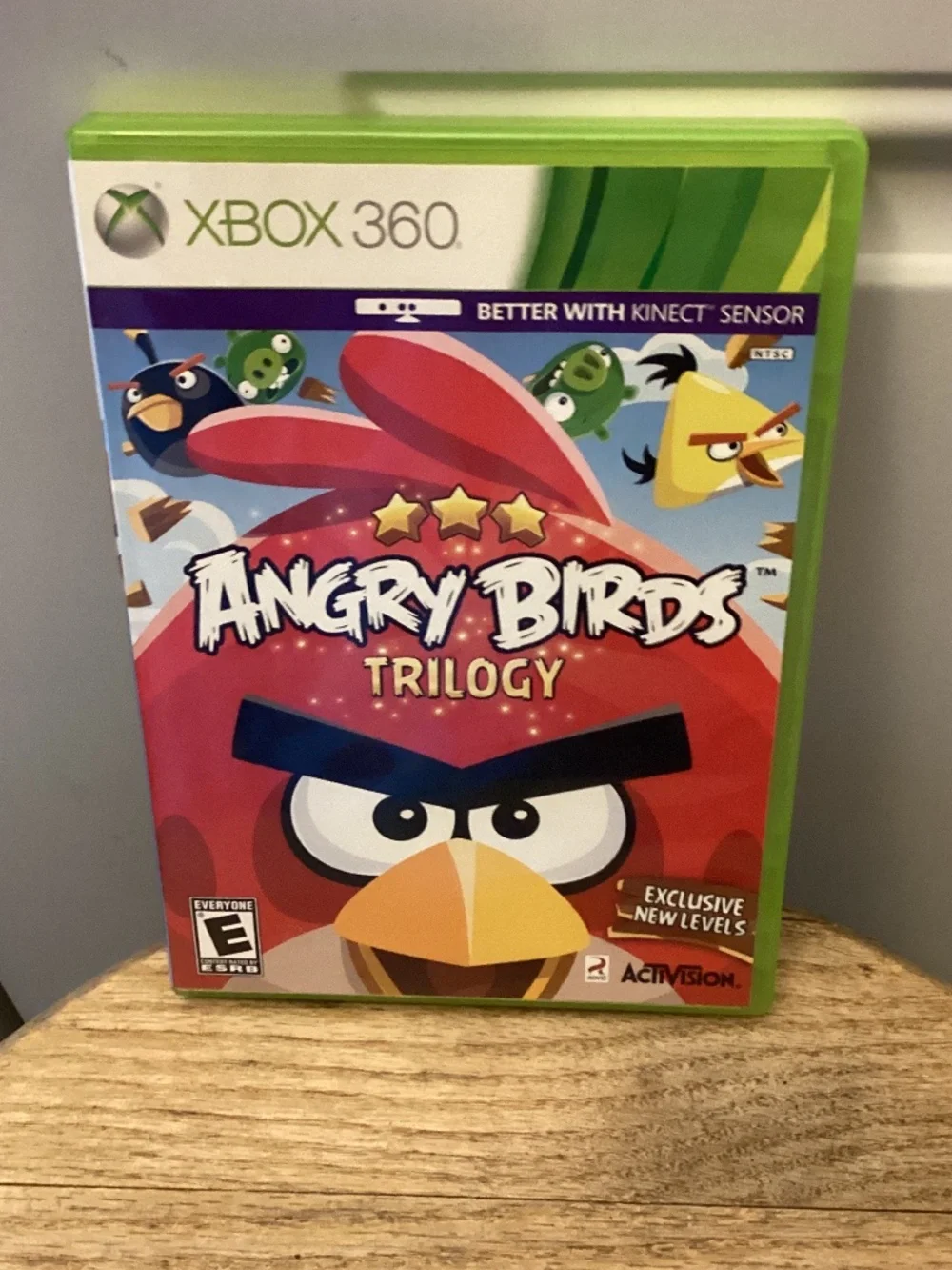 Angry Birds Trilogy Microsoft Xbox 360 works with Kinect Sensor also